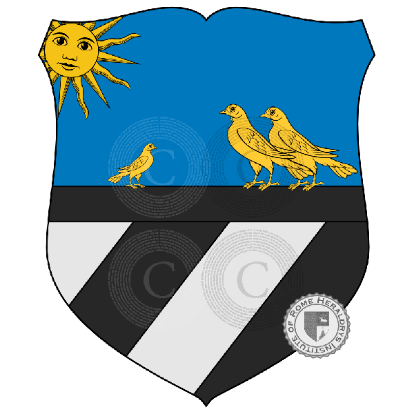 Coat of arms of family Chiozzi