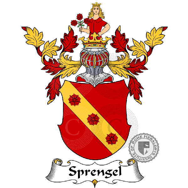 Coat of arms of family Sprengel