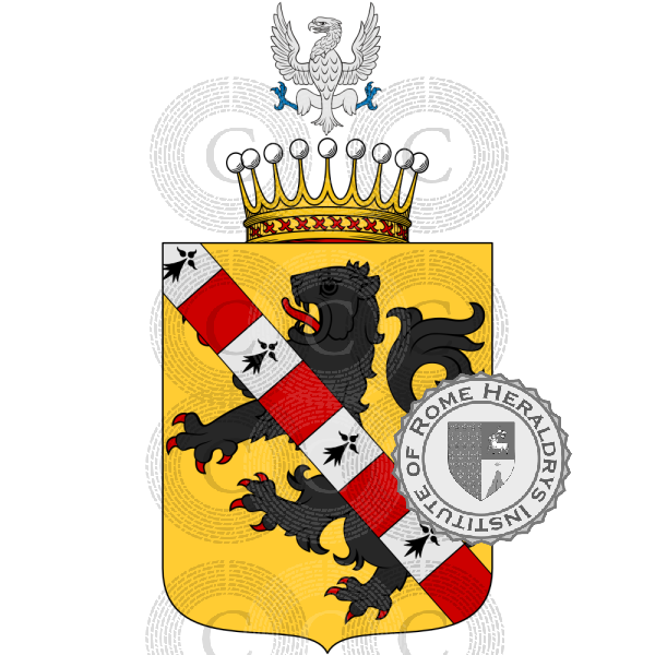 Wappen der Familie Montbel, Mombello, Mombel, Mombelli