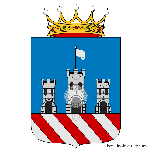 Coat of arms of family Tretti