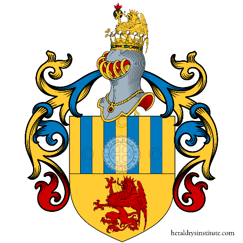 Escudo de la familia La Monaca, Delle Monache, Lo Monaco
