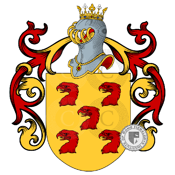 Coat of arms of family Mederos