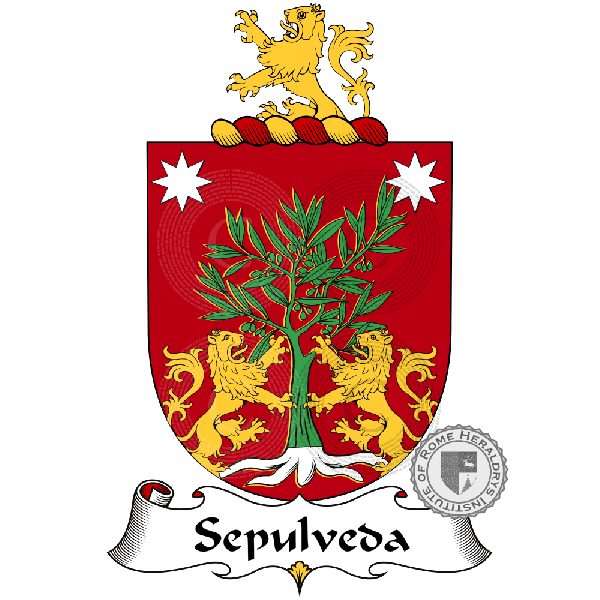Coat of arms of family Sepulveda
