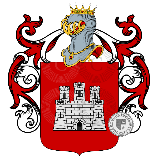Coat of arms of family Brovelli