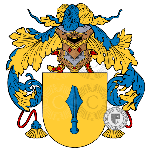 Coat of arms of family Rellò, Rello