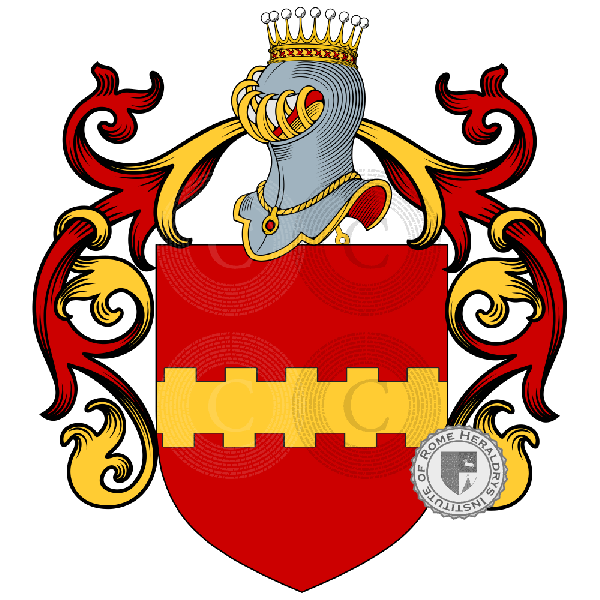 Coat of arms of family Aliotti