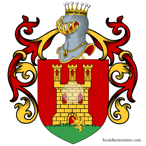 Escudo de la familia Morello, Morillo, Maurello, Amorello