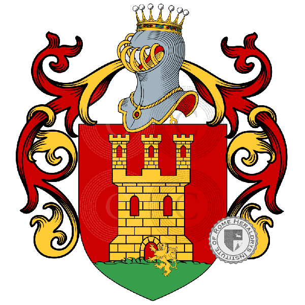 Wappen der Familie Morello, Morillo, Maurello, Amorello
