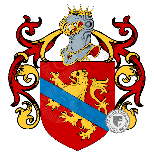 Escudo de la familia Rubiani, Rubbiani