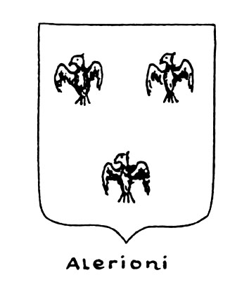Image of the heraldic term: Alerioni
