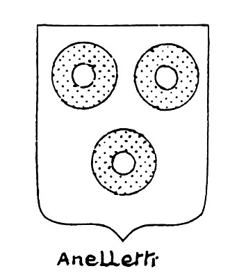 Image of the heraldic term: Anelletti