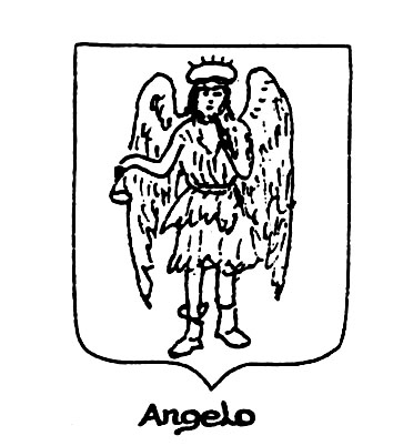 Image of the heraldic term: Angelo