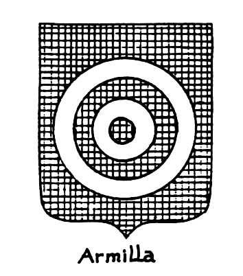 Image of the heraldic term: Armilla