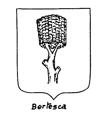 Image of the heraldic term: Bertesca