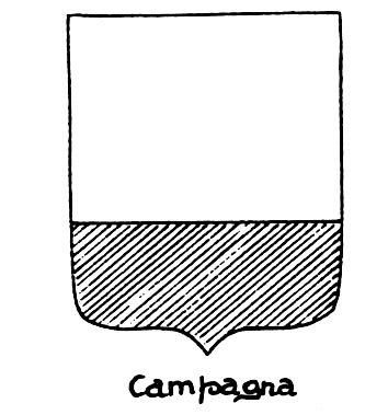 Bild des heraldischen Begriffs: Campagna