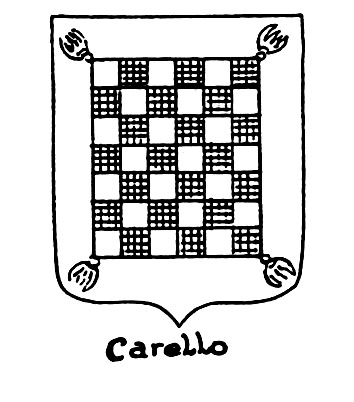 Image of the heraldic term: Carello