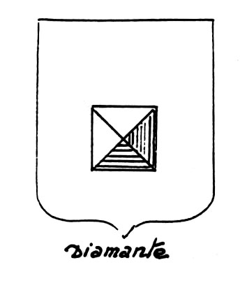 Image of the heraldic term: Diamante