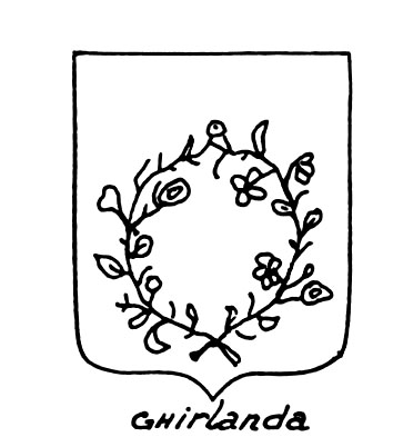 Image of the heraldic term: Ghirlanda