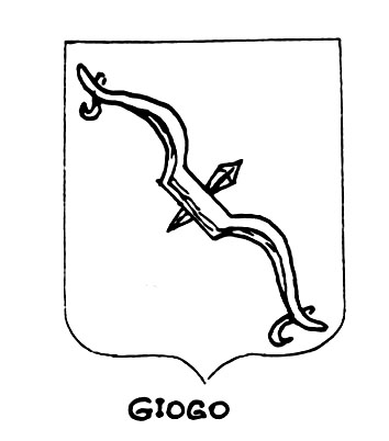 Image of the heraldic term: Giogo