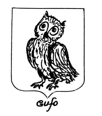 Image of the heraldic term: Gufo