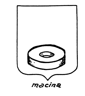 Bild des heraldischen Begriffs: Macina