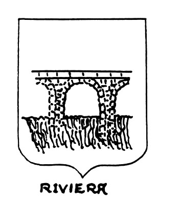 Image of the heraldic term: Riviera