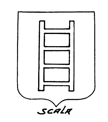 Image of the heraldic term: Scala
