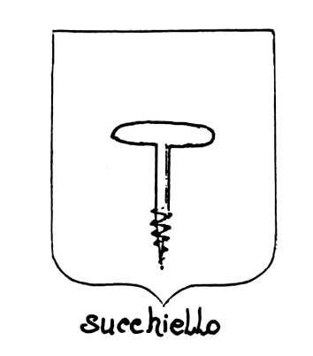 Image of the heraldic term: Succhiello