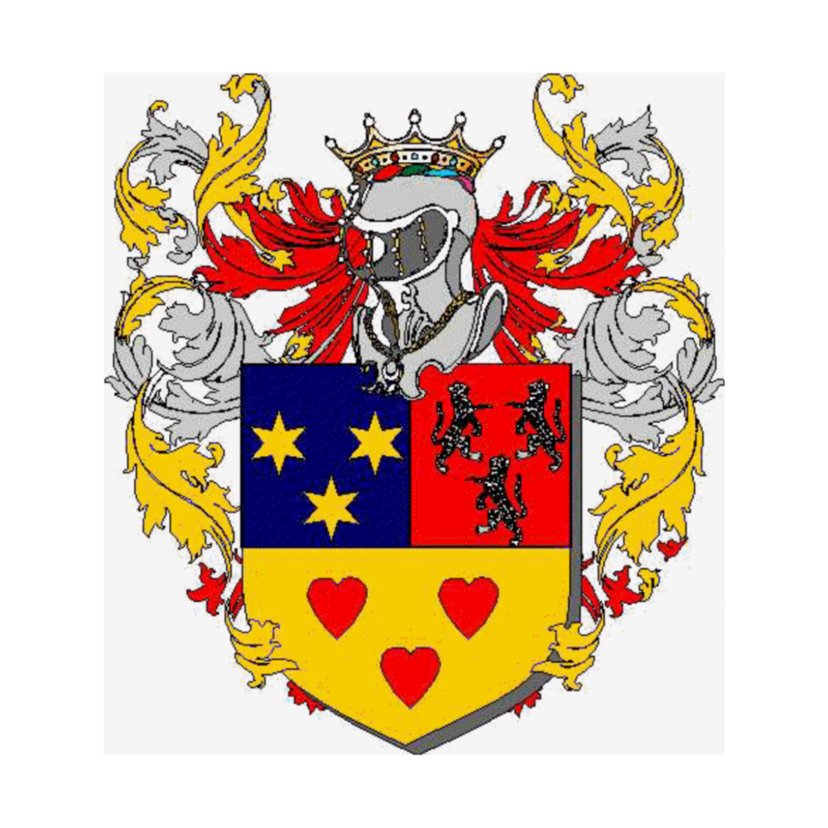 Coat of arms of family Peponi
