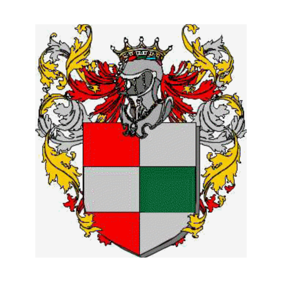Coat of arms of family Carminate