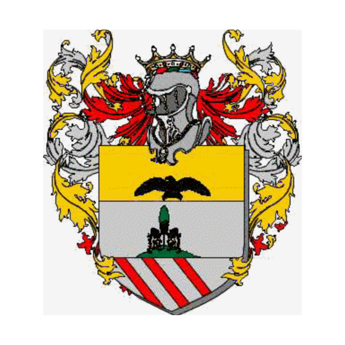 Wappen der Familie Brizzibianchi