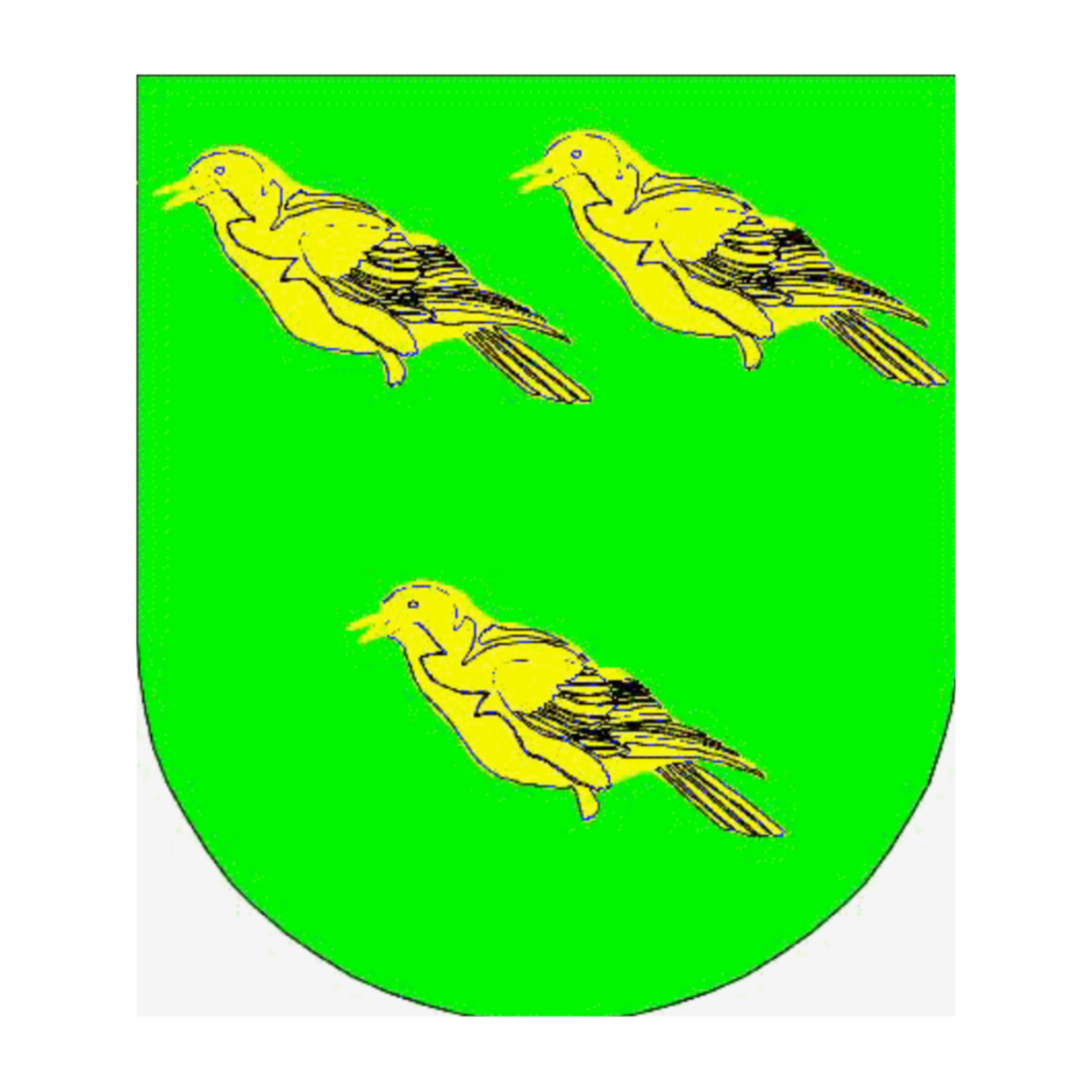 Coat of arms of family Poderoso