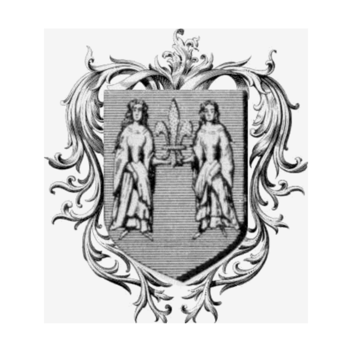Escudo de la familia De Roquefeuil