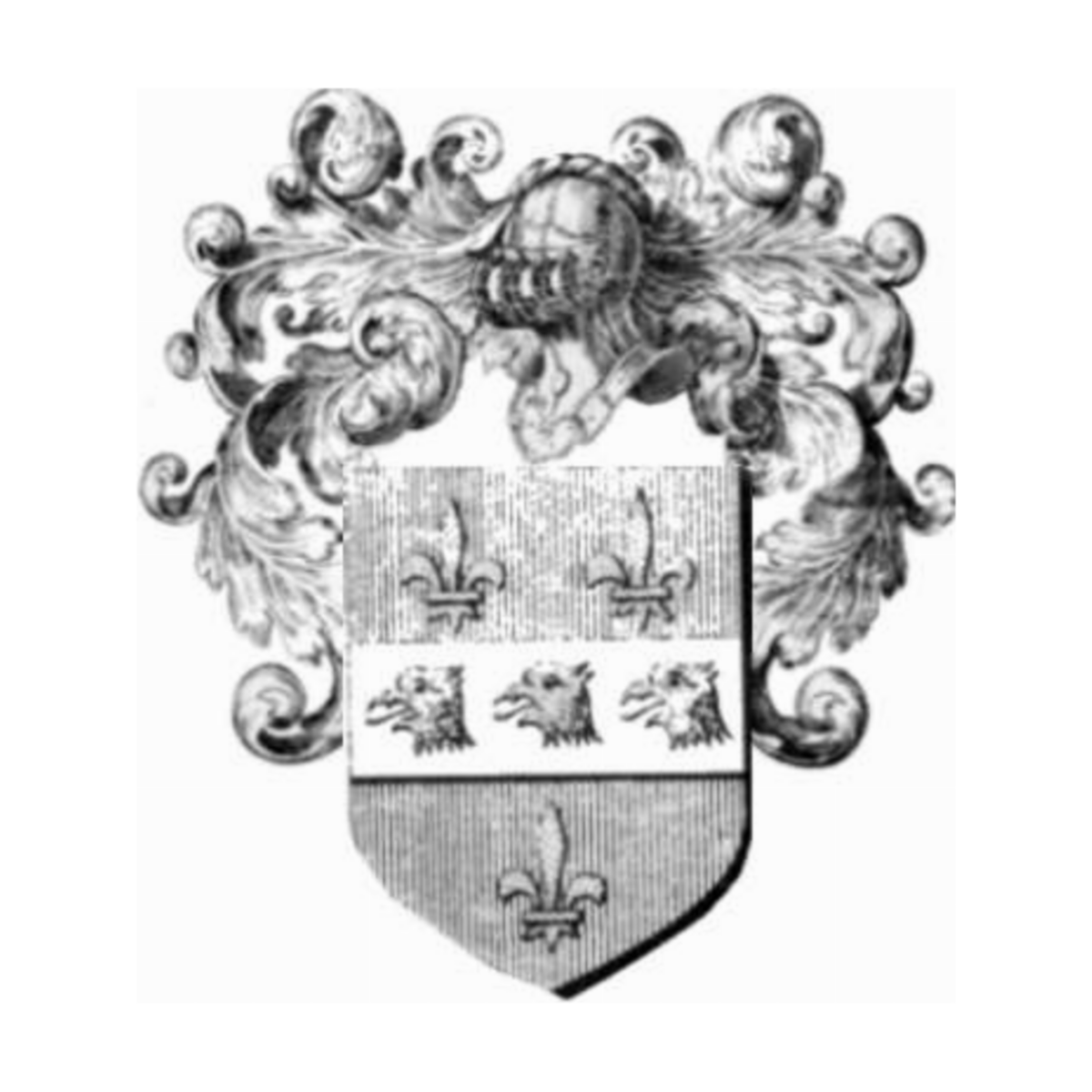 Coat of arms of family Chilleteau