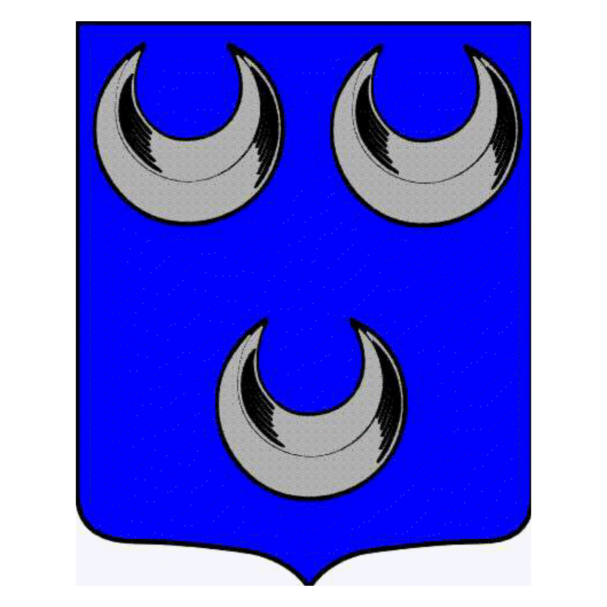 Coat of arms of family Le Cousturier De Courcy