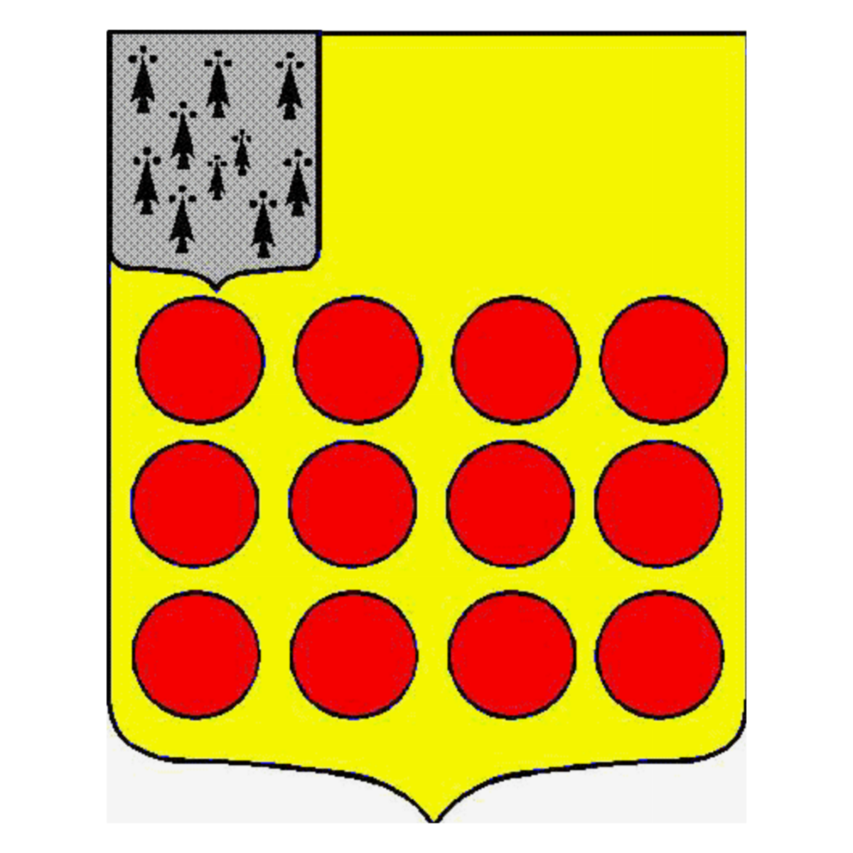 Wappen der Familie Zouche