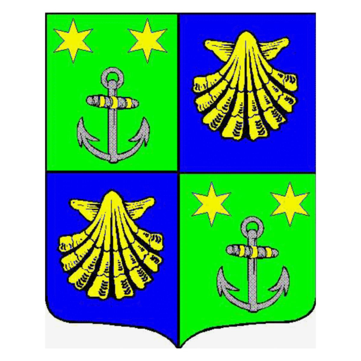 Coat of arms of family Valet