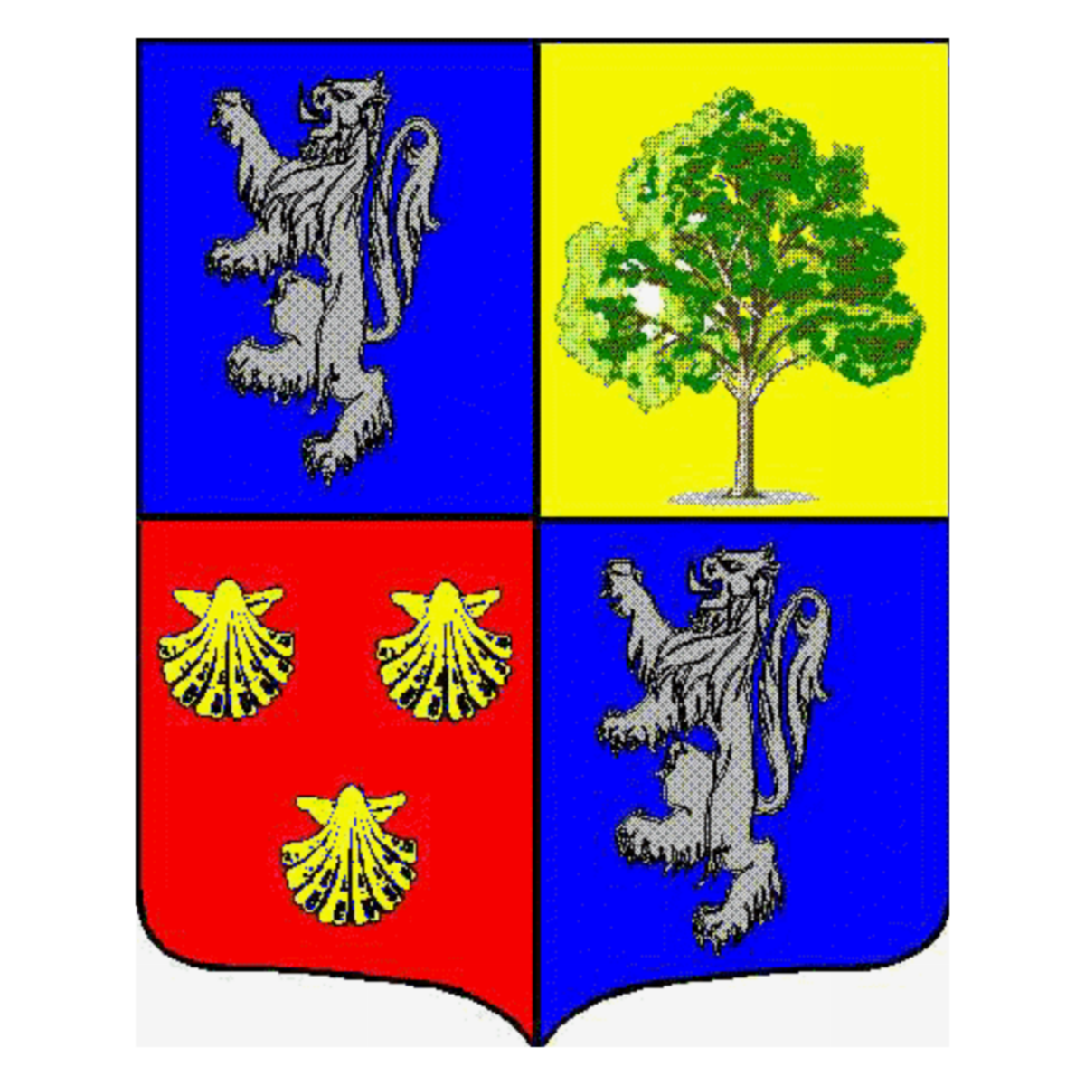 Coat of arms of family Souhy