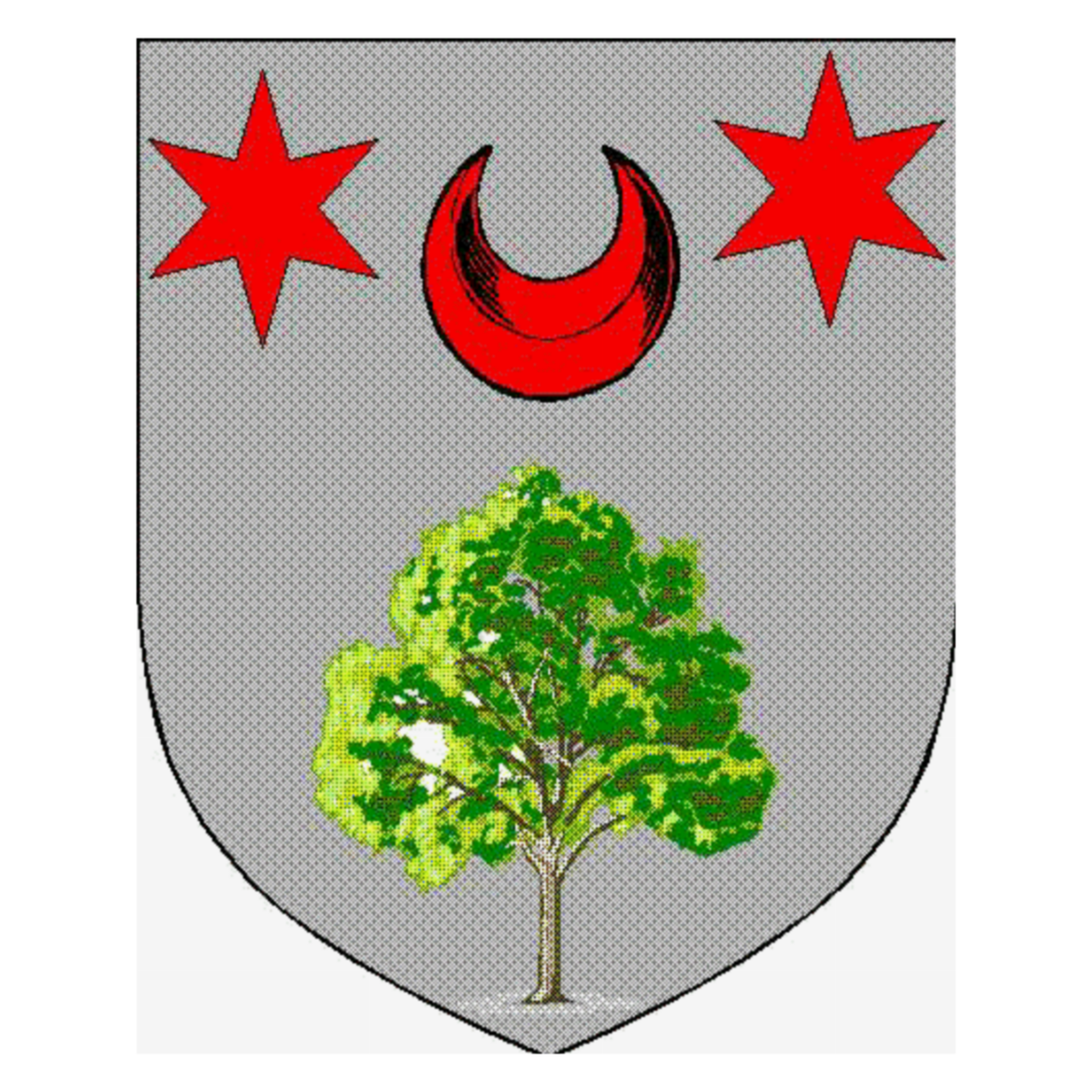 Wappen der Familie Castagny