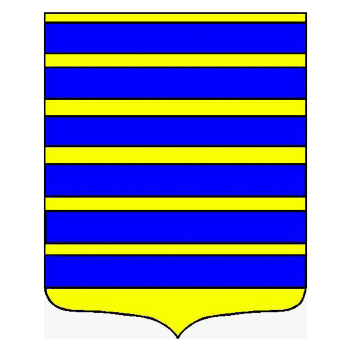 Coat of arms of family Beaunay