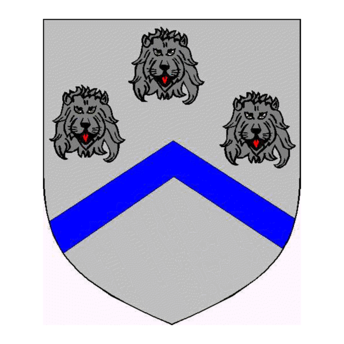 Coat of arms of family Catelin