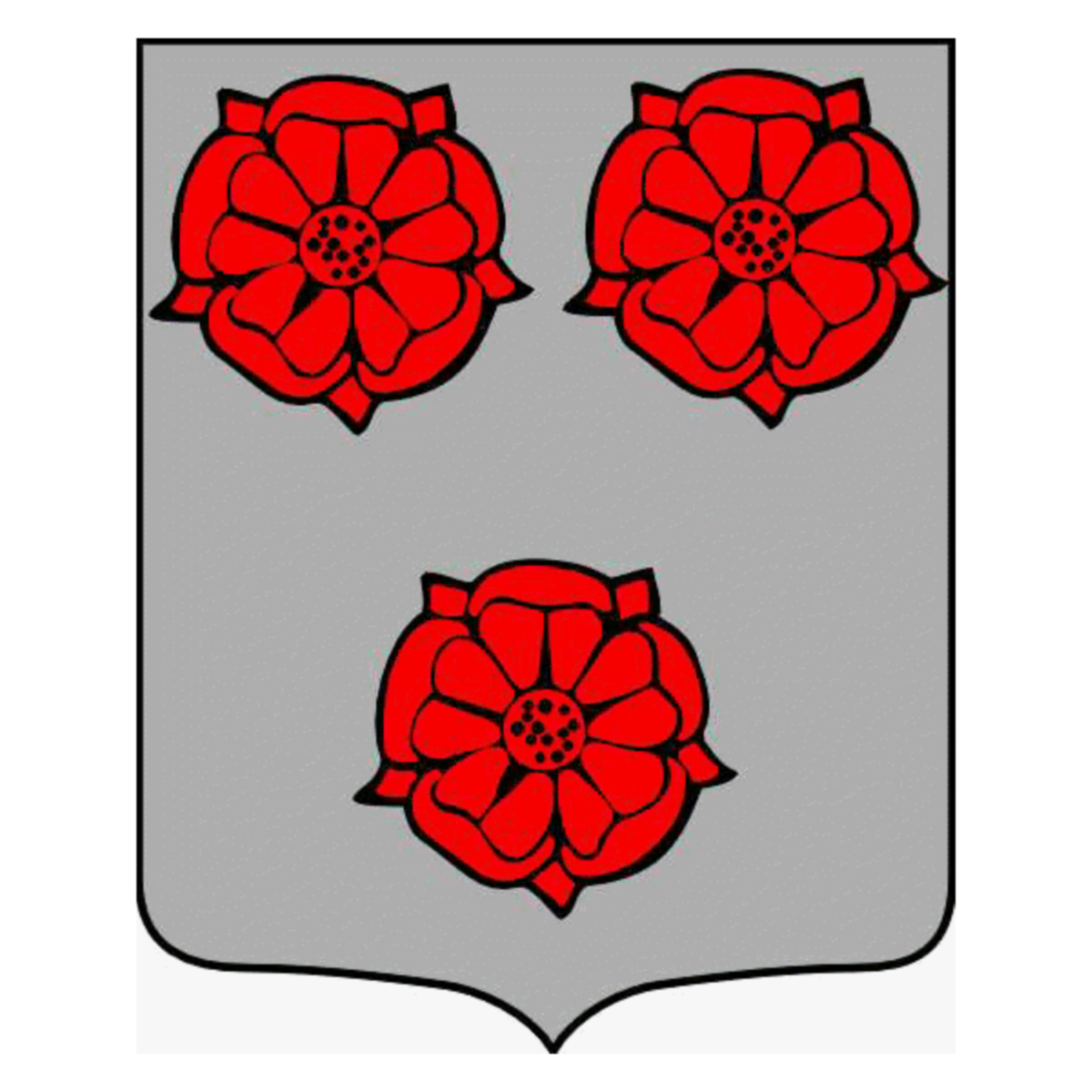 Coat of arms of family Le Breton De La Perriere