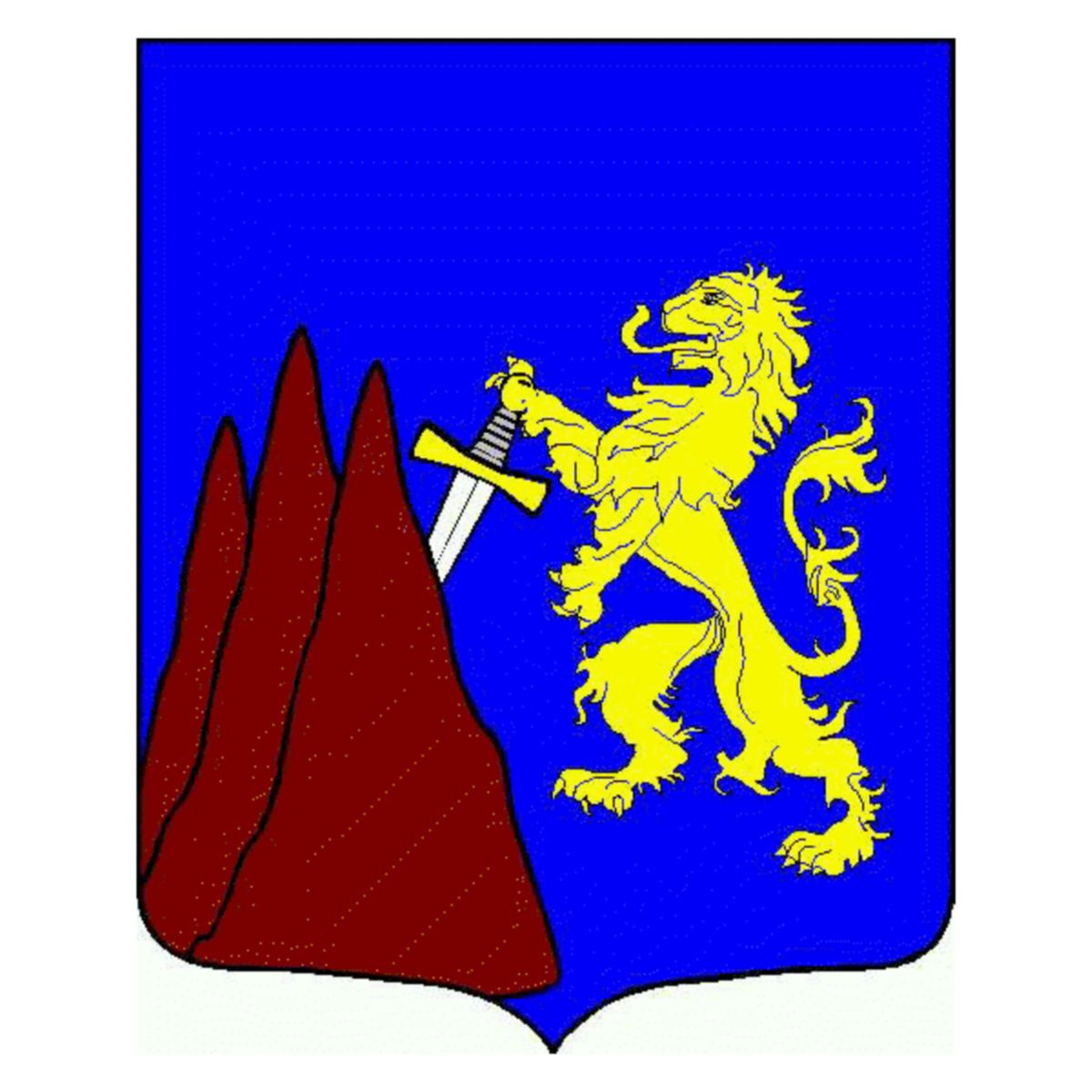Escudo de la familia Borgne De Boigne