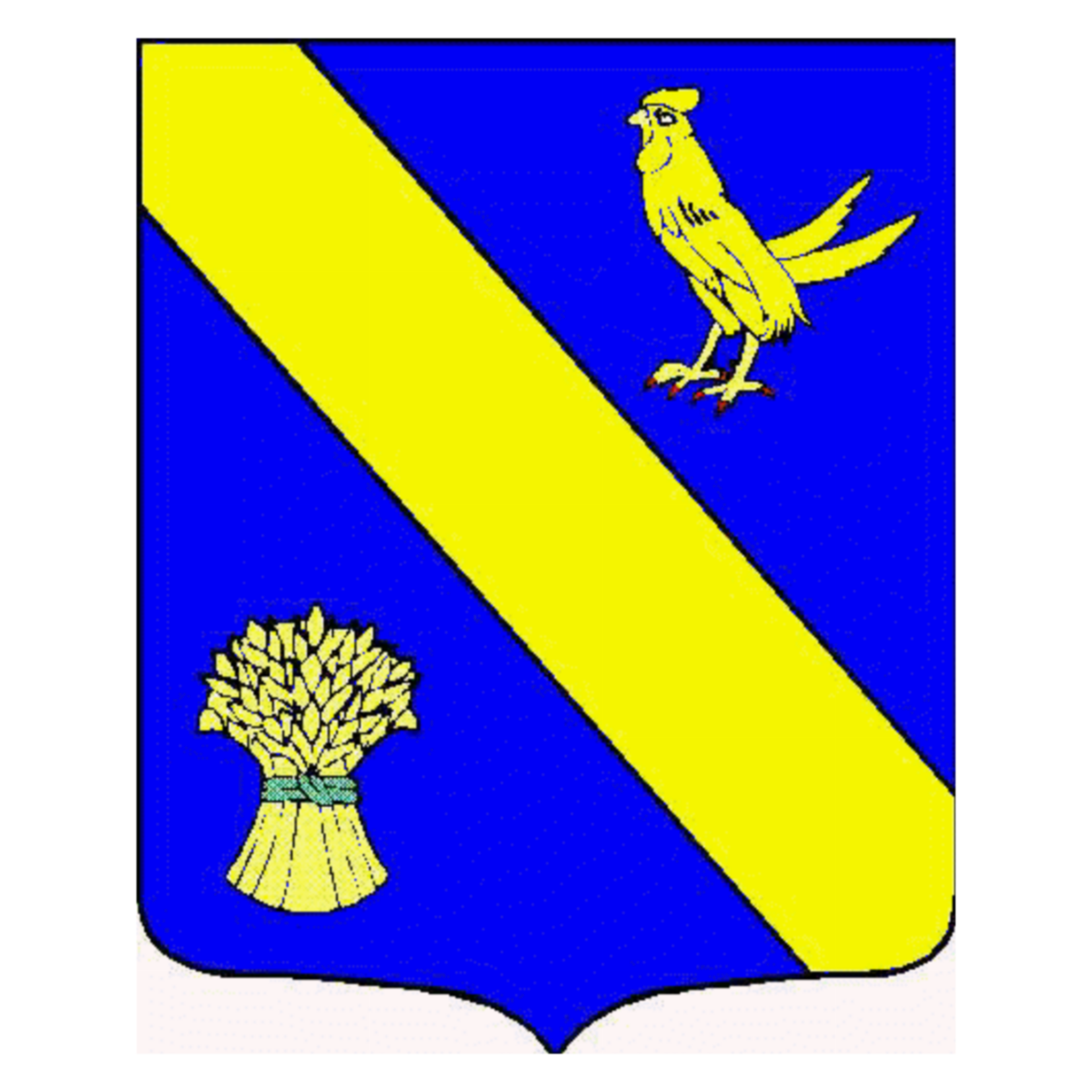 Escudo de la familia Coye De Castelet