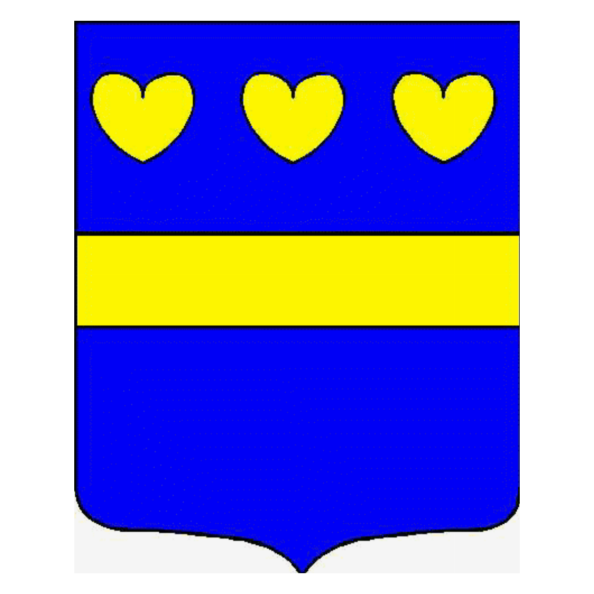 Wappen der Familie De Cuers