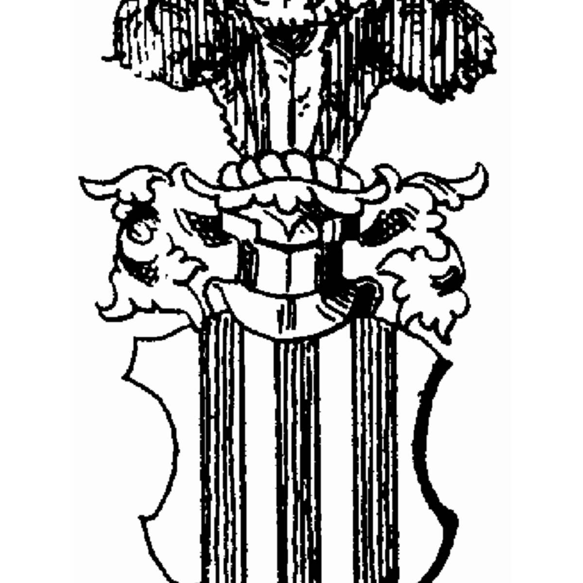 Coat of arms of family Überhang
