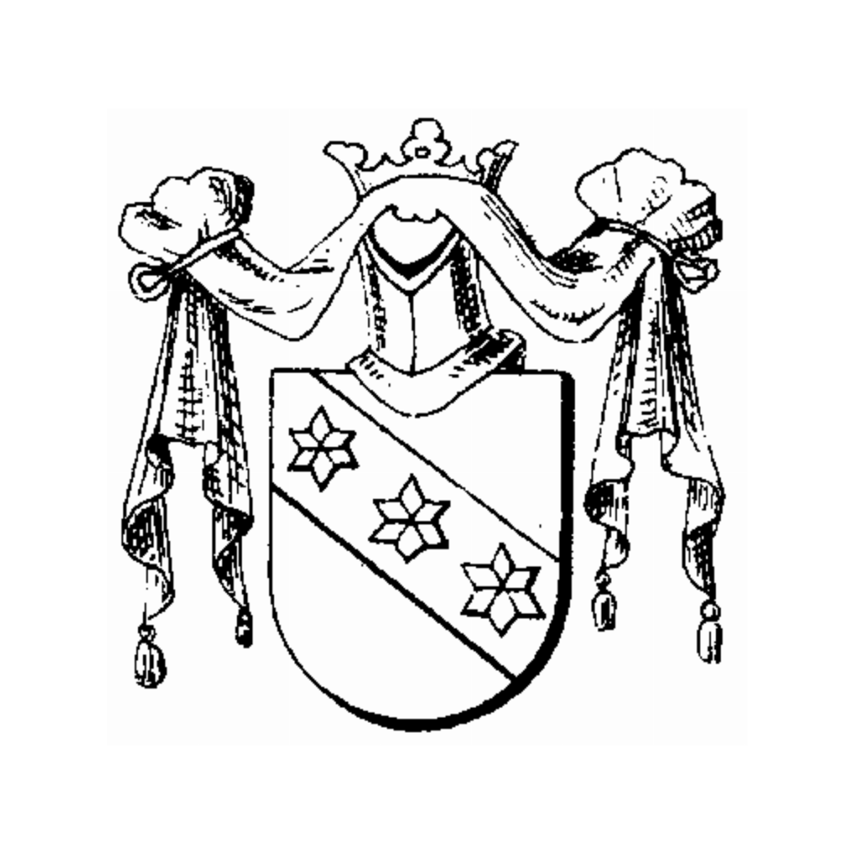 Coat of arms of family De Piro