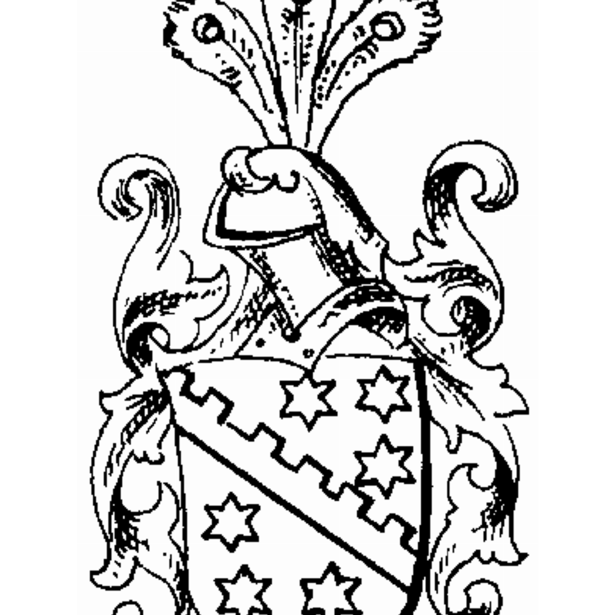 Escudo de la familia Ruoßworm