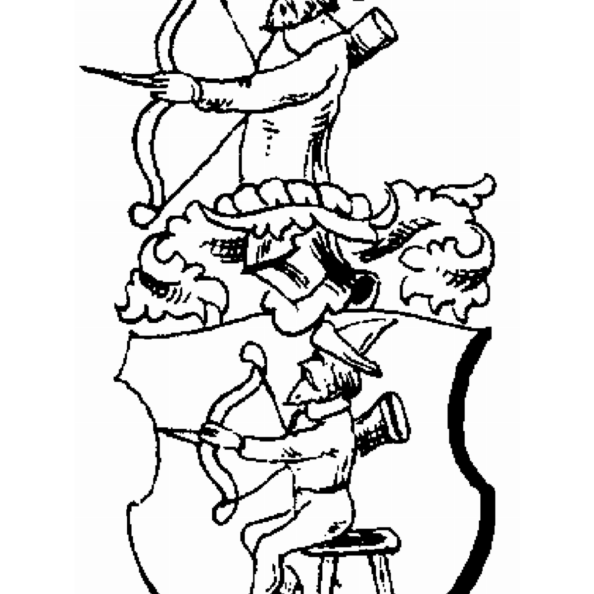 Wappen der Familie Lellwanger