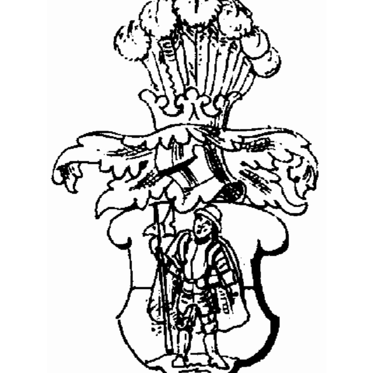 Coat of arms of family Burk